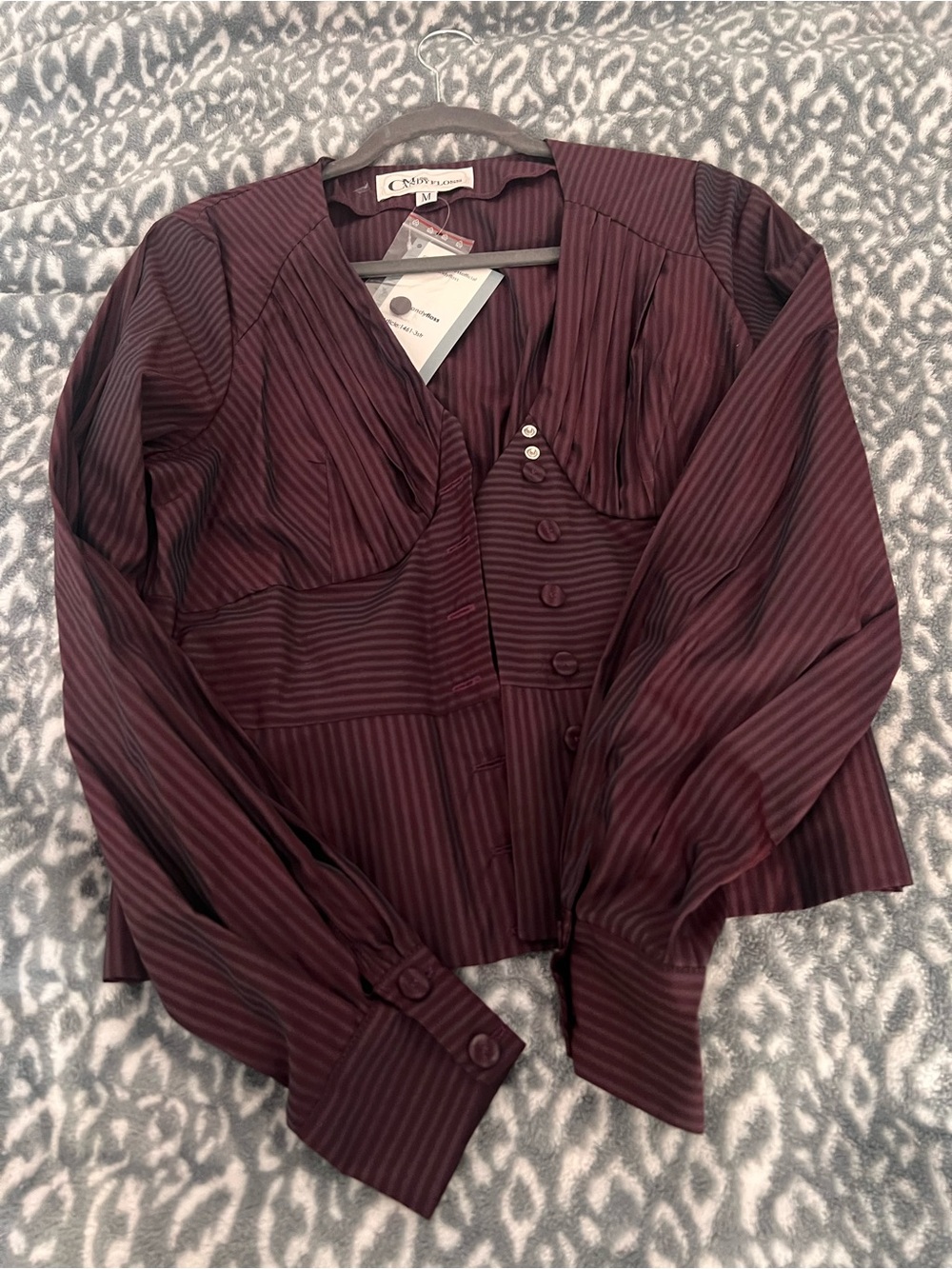 NWT - Misscandyfloss button up blouse